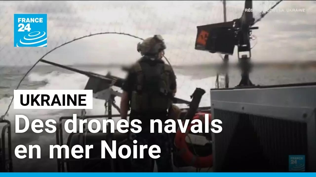 Guerre en Ukraine : des drones navals pour protéger mer et ciel • FRANCE 24