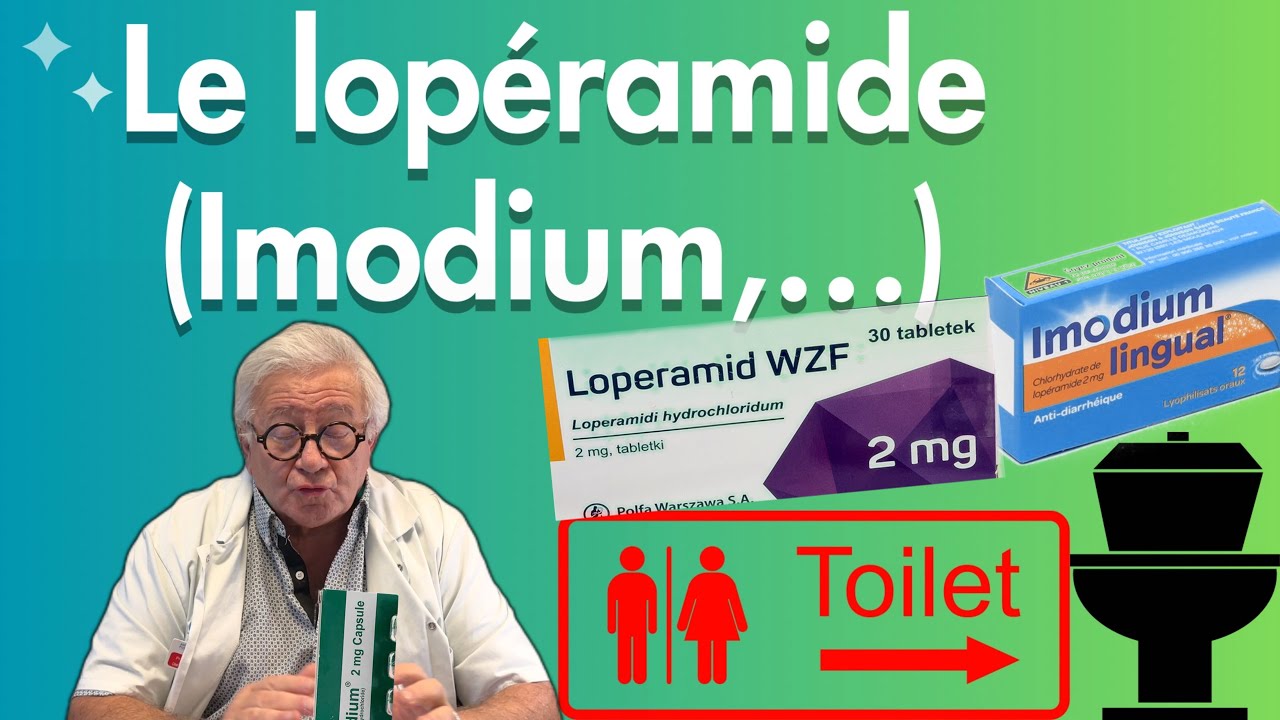 Lopéramide (imodium), anti diarrhéique: mode d'emploi et effets secondaires.