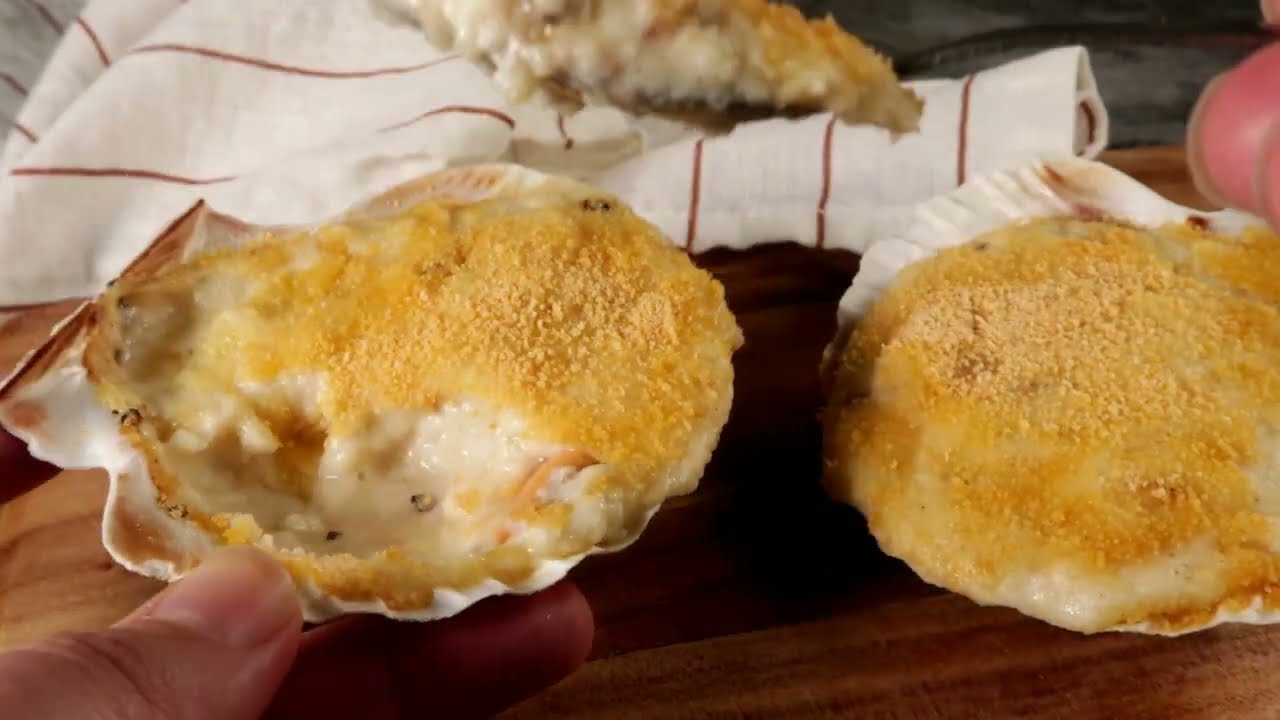 Une façon étonnante de préparer des coquilles St-Jacques à l'ancienne ! Si crémeux et rapide!