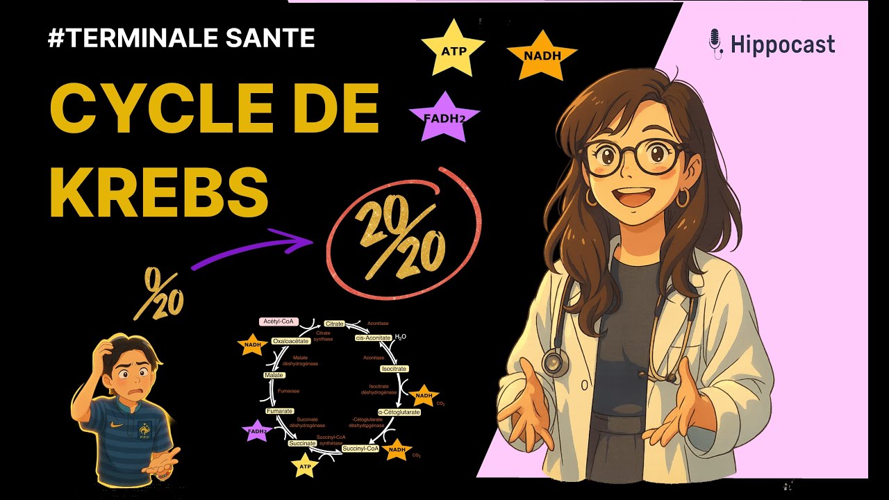 CYCLE DE KREBS 👉 Cours de biochimie pour les futurs PASS/LAS (Terminale Santé)