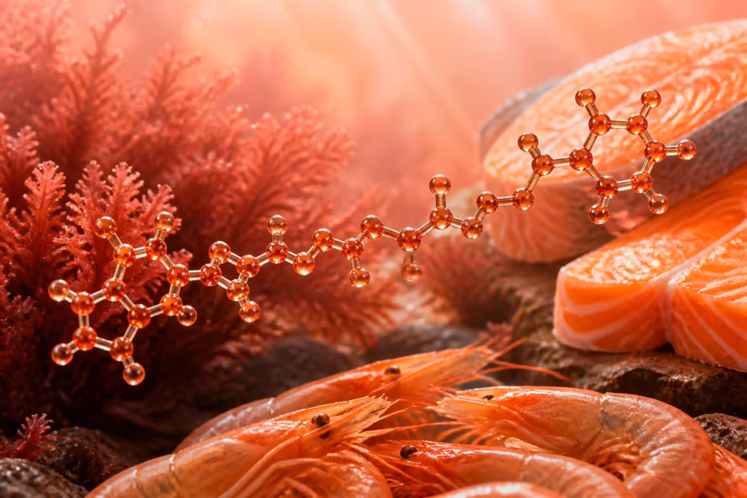 découvrez l'astaxanthine, un pigment naturel reconnu pour ses puissantes propriétés antioxydantes, bénéfique pour la santé et la protection cellulaire.