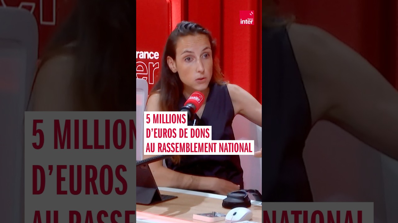 “5 millions d’euros de dons” pour le Rassemblement national